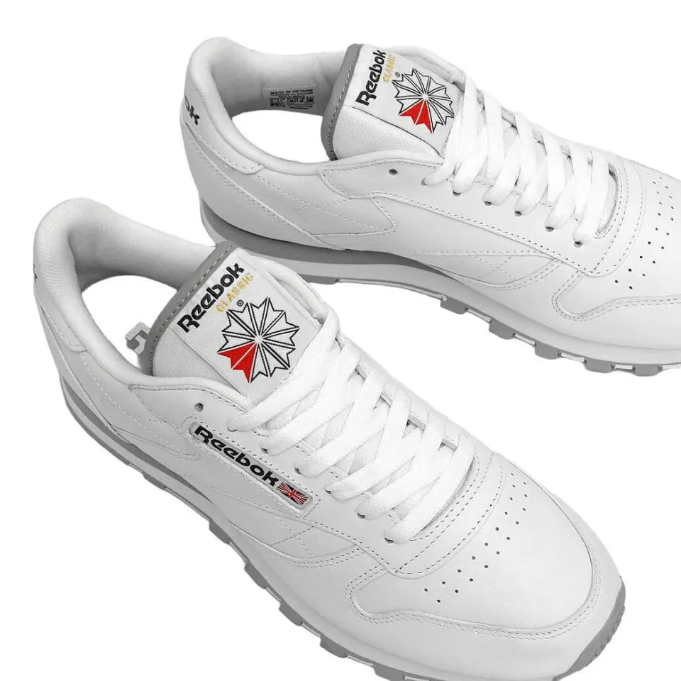 Reebok Classic leren sneakers - wit/grijs, foto 5