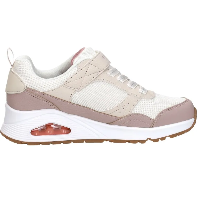 Skechers Uno Mesh Pop lage sneakers beige, foto 8