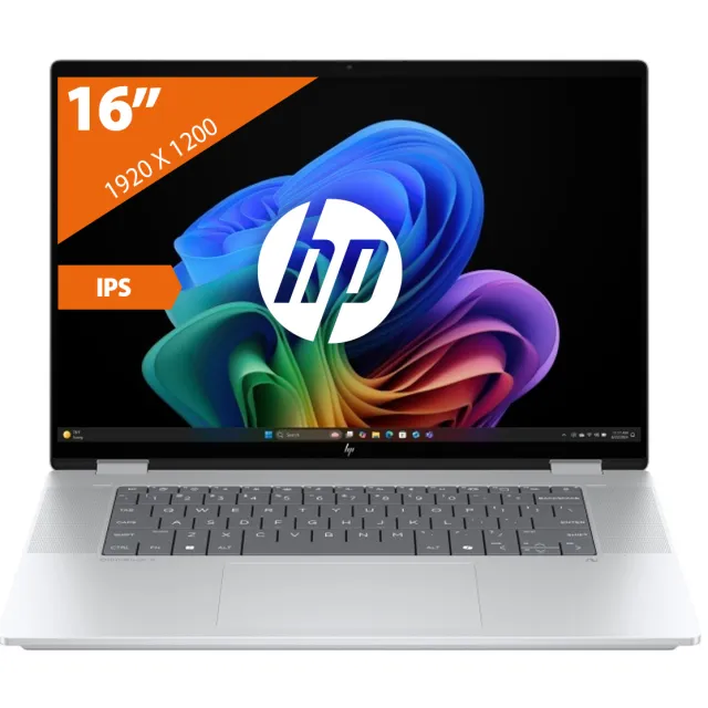 HP OmniBook X Flip NG AI PC 16-as0050nd 2-in-1 laptop zilver, foto 2