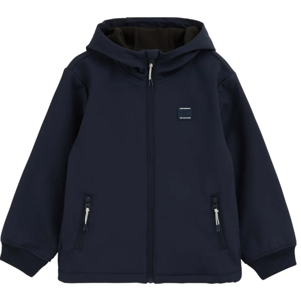WE Fashion softshell jas donkerblauw, foto 2