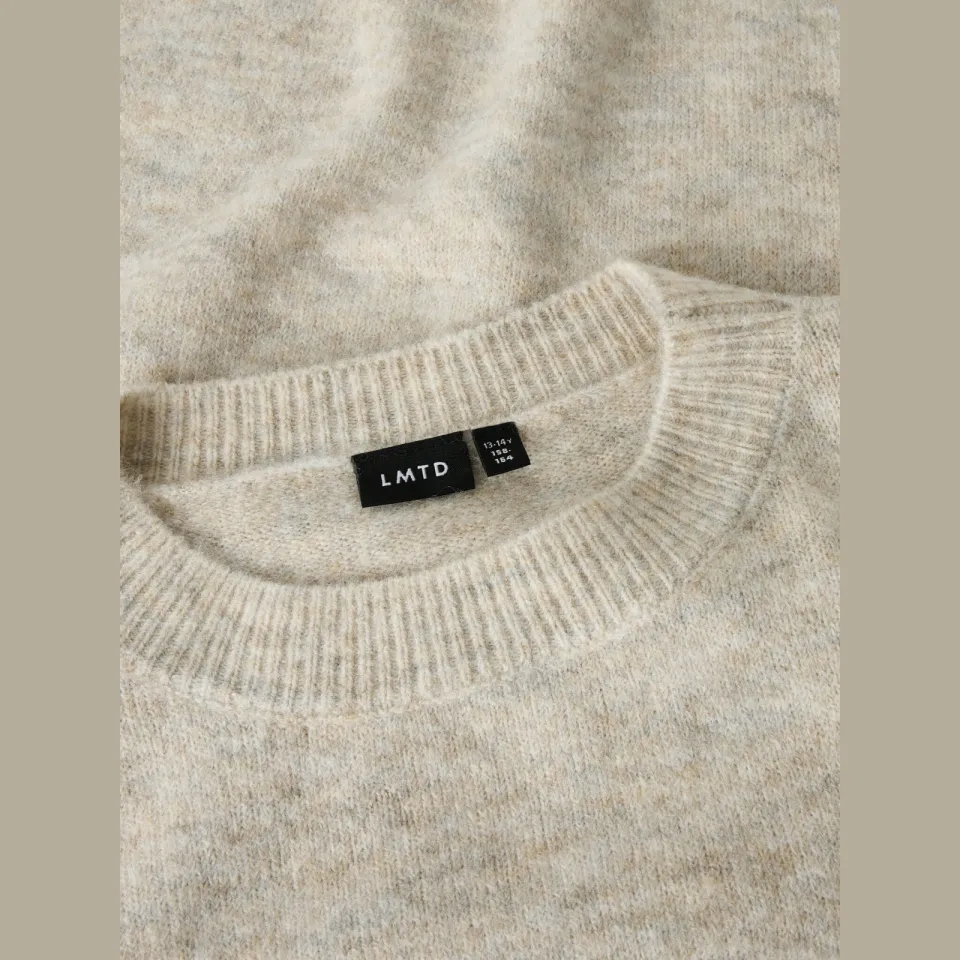 LMTD gebreide trui - beige, foto 3