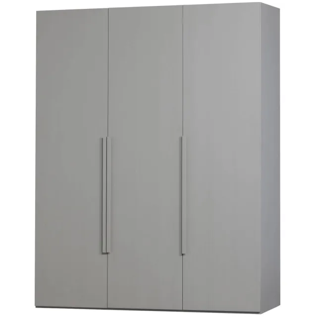 WOOOD Rens kledingkast 3-deurs pebble grey