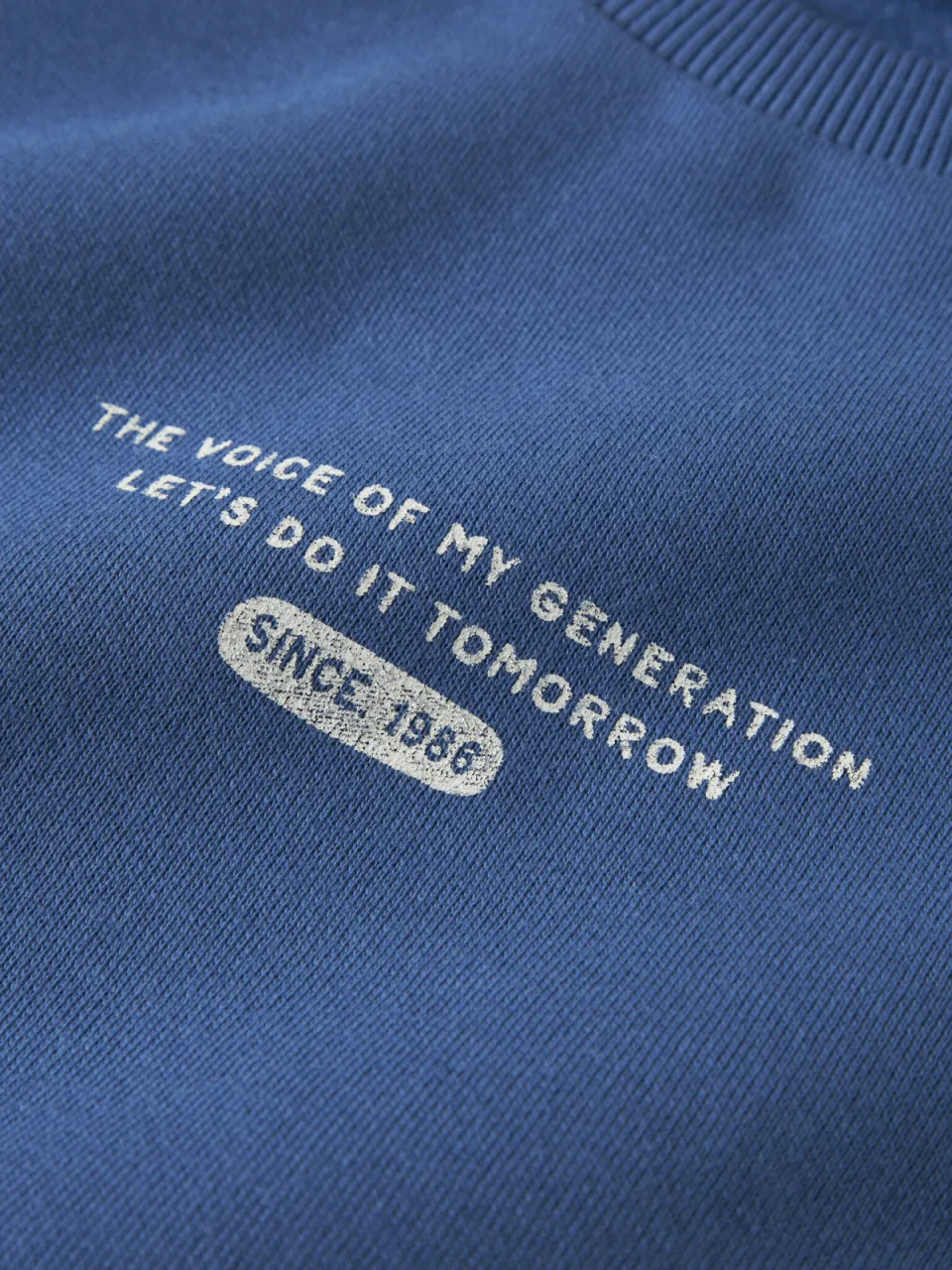 NAME IT KIDS sweater met backprint blauw, foto 8