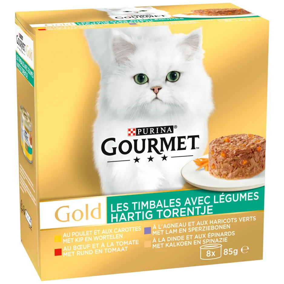Gourmet Gold Hartig Torentje natvoer kat 85 g