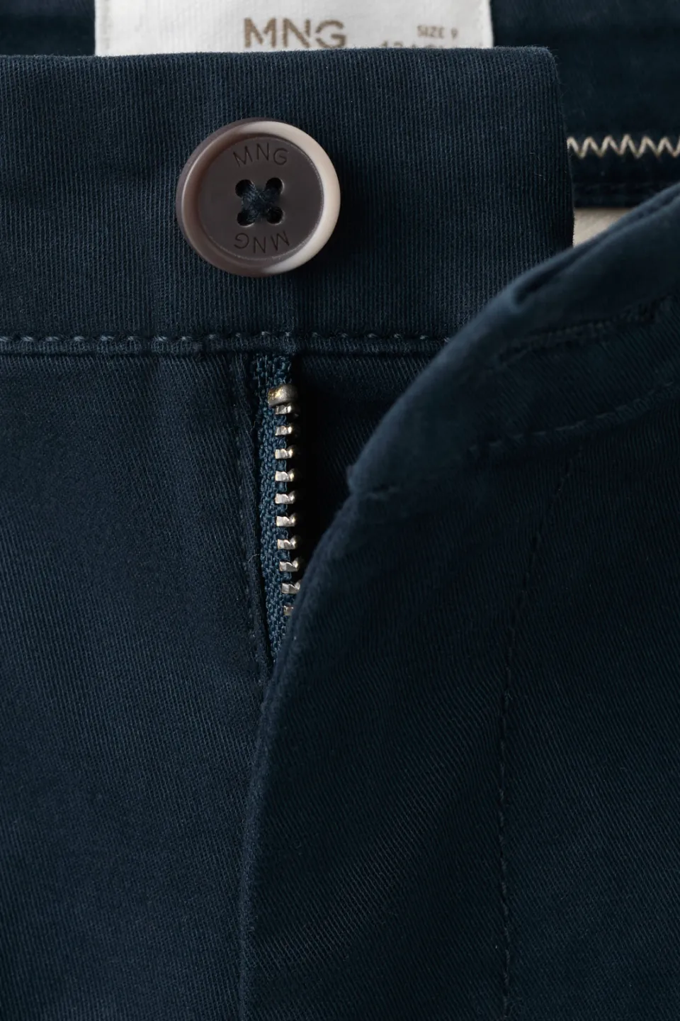 Mango Kids chino donkerblauw, foto 5
