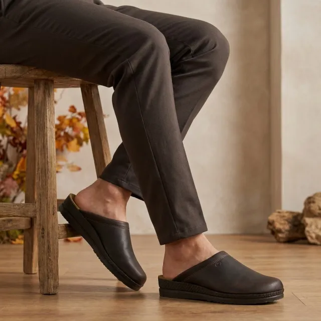 Rohde pantoffels bruin