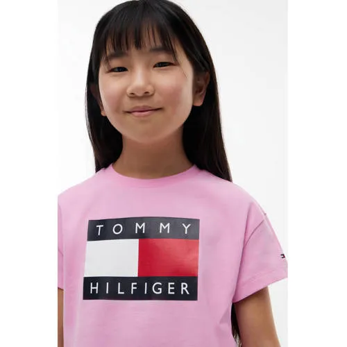 Tommy Hilfiger T-shirt roze, foto 6