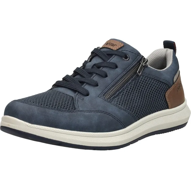 Rieker lage sneakers blauw, foto 4