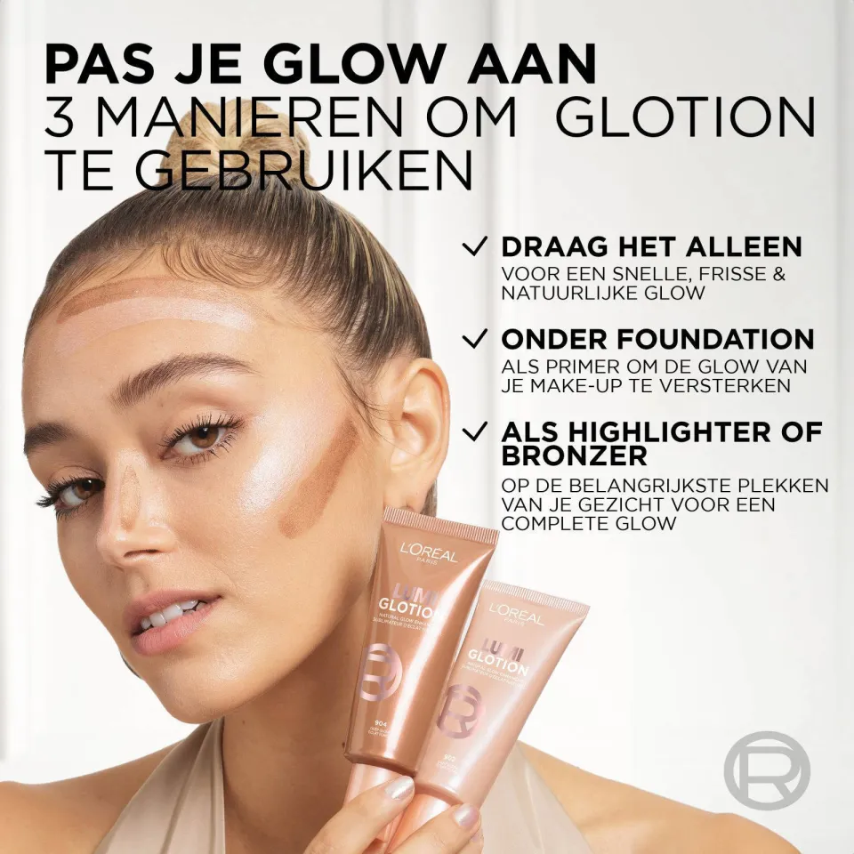 L'oréal LUMI Glotion highlighter 905 Very Deep Glow, foto 6