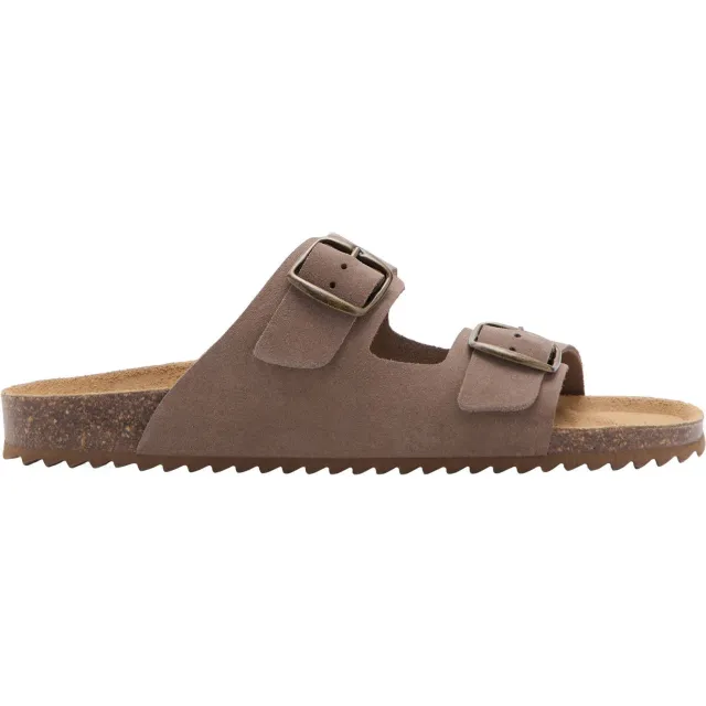 Mango Kids Tiener leren sandalen bruin