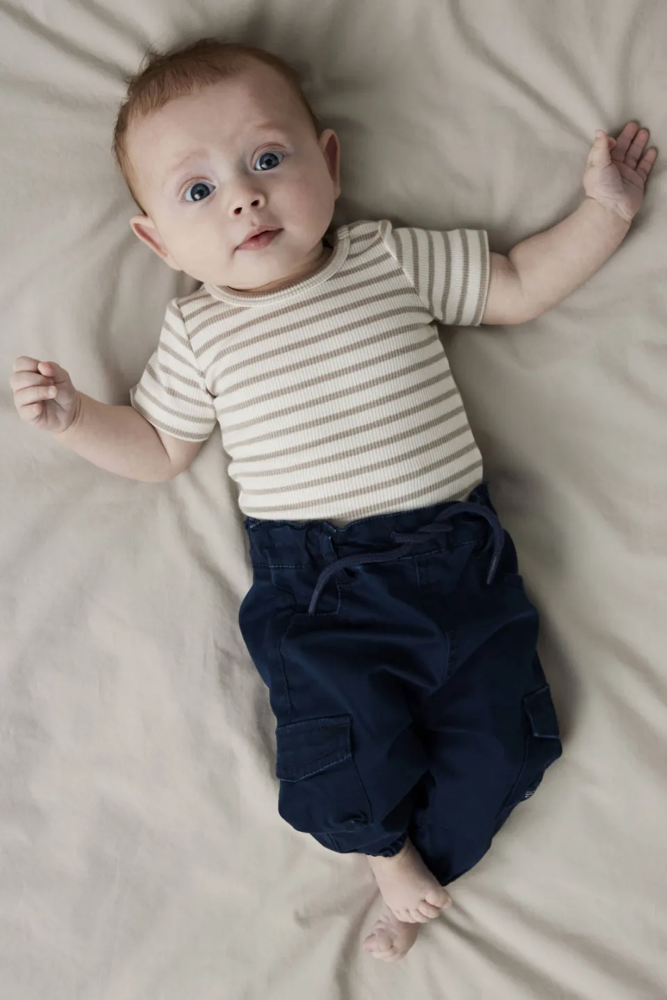 NAME IT baby cargobroek NBMBEN donkerblauw Navy Blazer