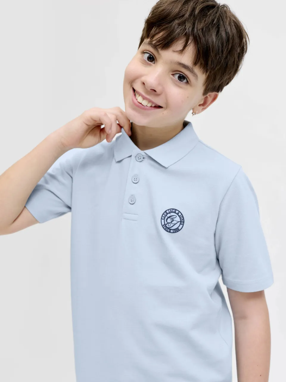 Jack & Jones JUNIOR polo lichtblauw, foto 5