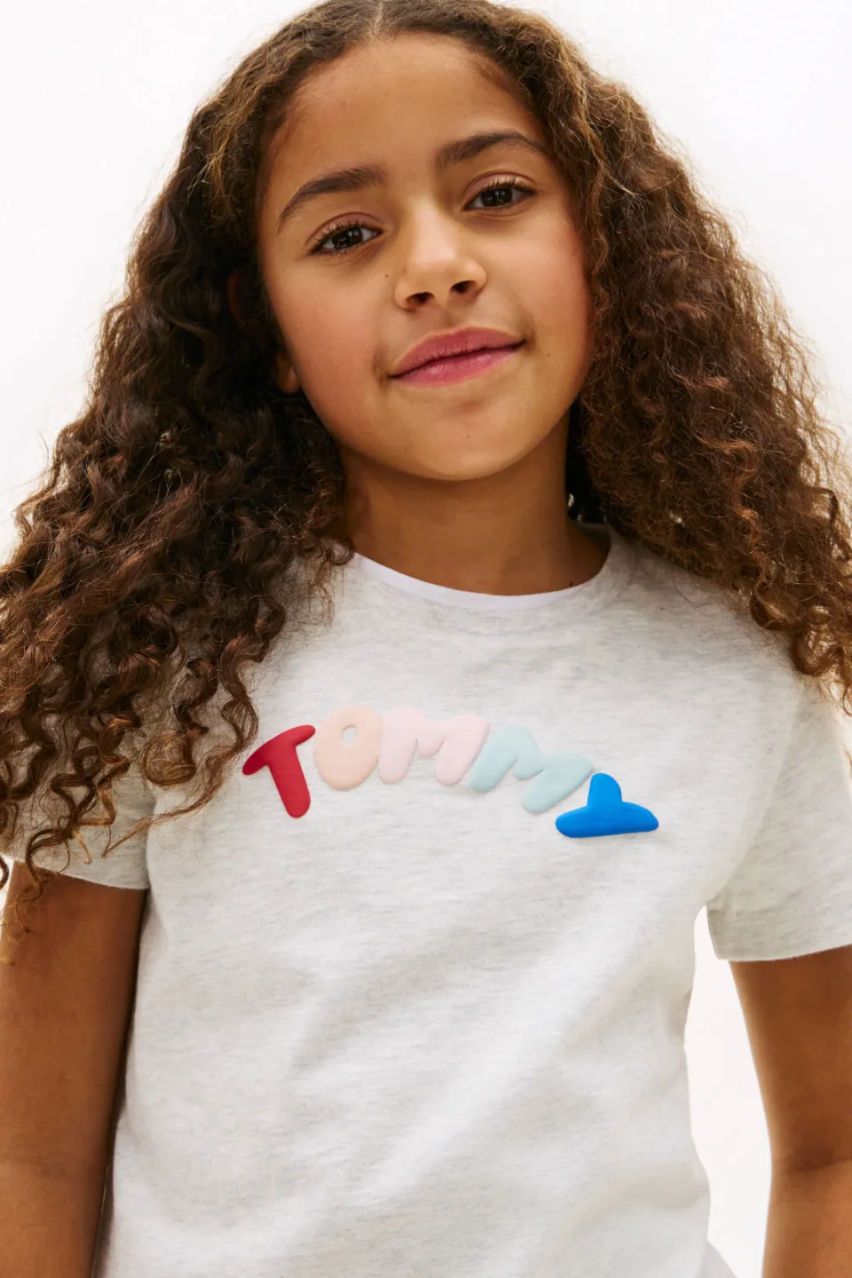 Tommy Hilfiger T-shirt grijs melange, foto 3