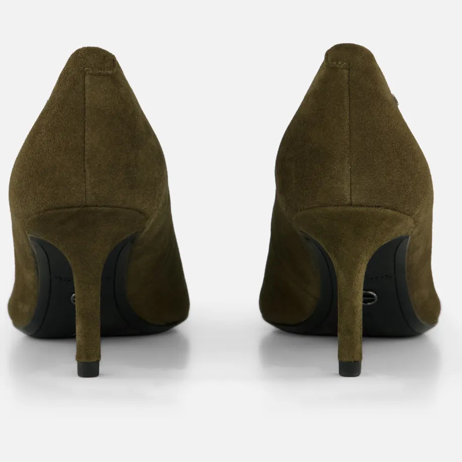 Tamaris pumps groen, foto 3