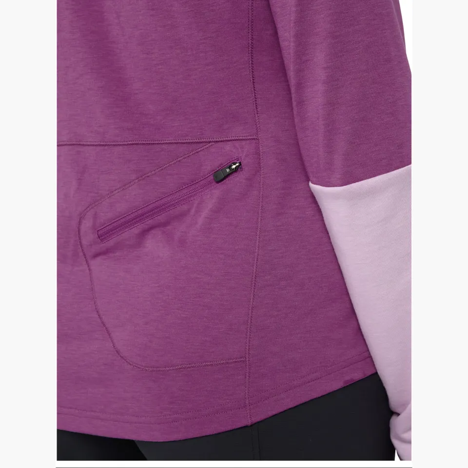 Vaude Tremalzo fietsshirt lange mouwen purper, foto 4