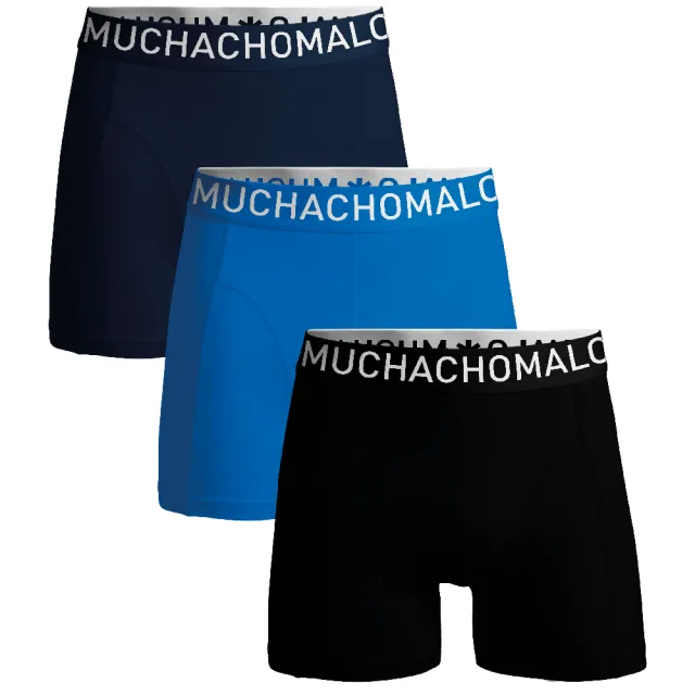 Muchachomalo Heren 3-pack Boxershorts Microfiber Veelkleurig
