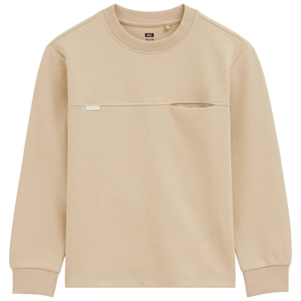 WE Fashion longsleeve beige, foto 3