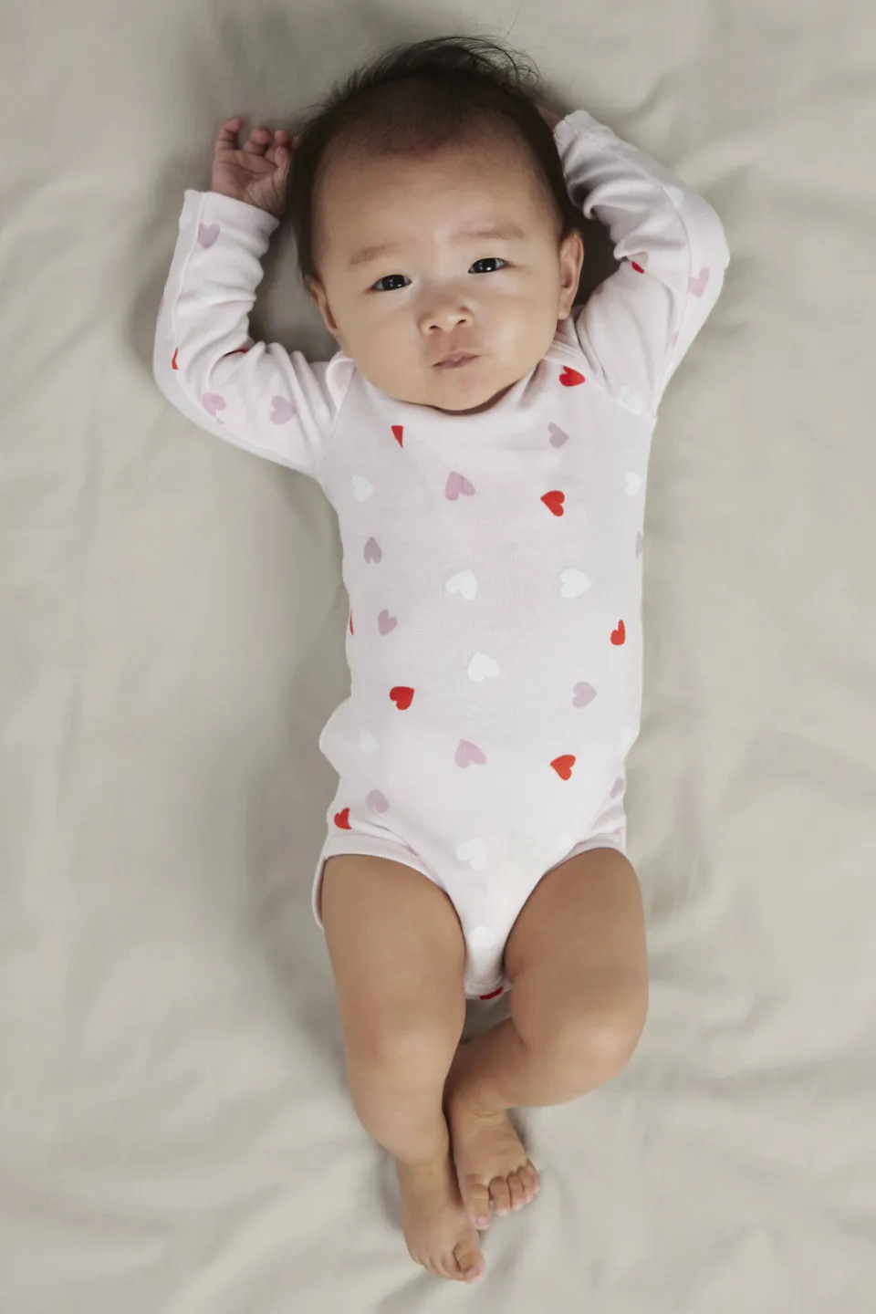 NAME IT BABY romper - lichtroze/ecru/lila (set van 3), foto 4