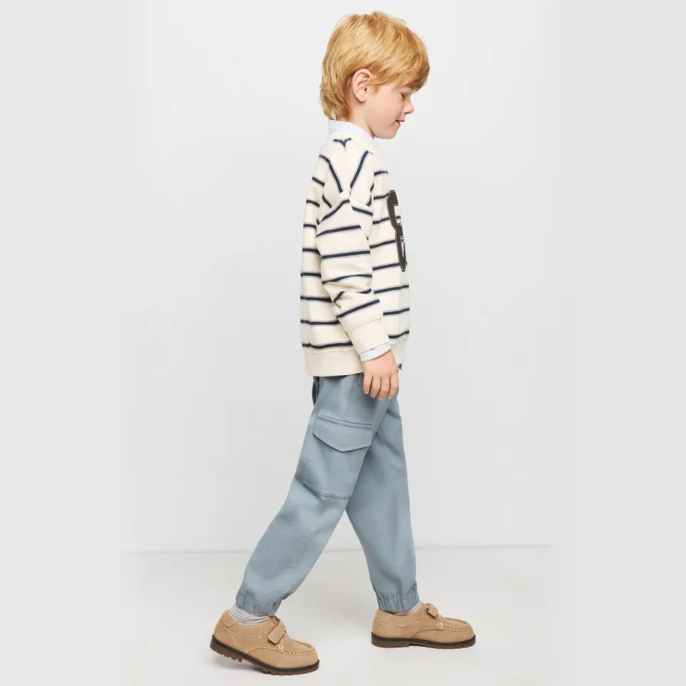 Mango cargobroek blauw, foto 3