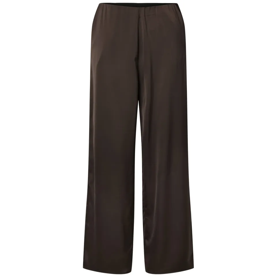 Yas regular fit casual broek - bruin, foto 2