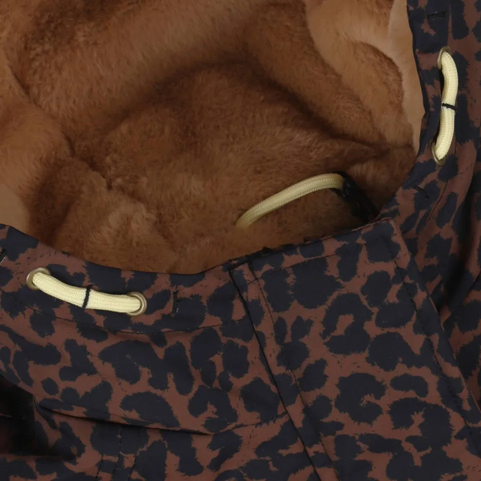 Tumble 'n Dry Louisiana winterjas met panterprint donkerbruin, foto 7