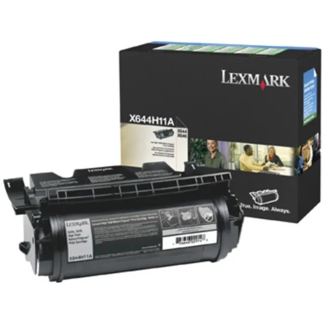 Lexmark X644H11E Toner Zwart Hoge capaciteit
