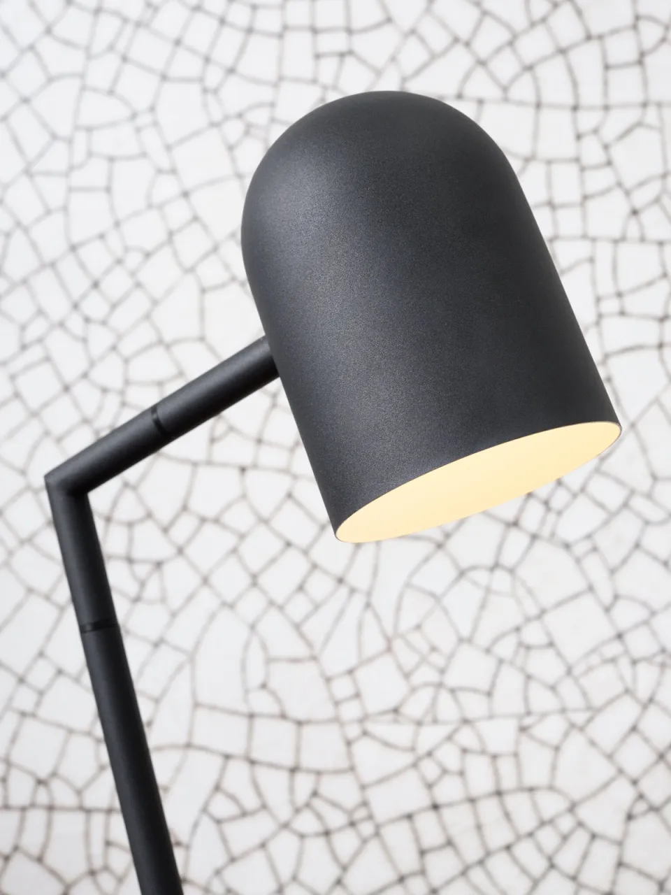 It's About Romi Vloerlamp ijzer Marseille h.141cm/kap rond h.17xdia.12cm, zwart, foto 3