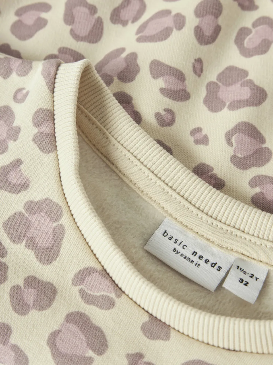 NAME IT MINI sweater met panterprint - zand, foto 2
