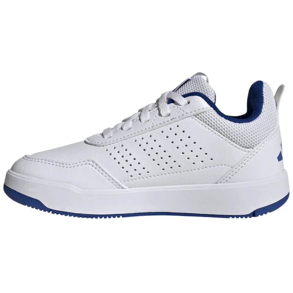 Adidas Sportswear Tensaur Sport imitatieleren leren sneakers 3.0 wit/kobaltblauw, foto 4