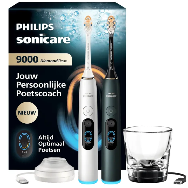 Philips Sonicare Series 9000 HX9216/89 Duopack