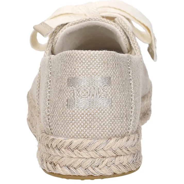 Toms Carolina Lace Up espadrille beige, foto 6