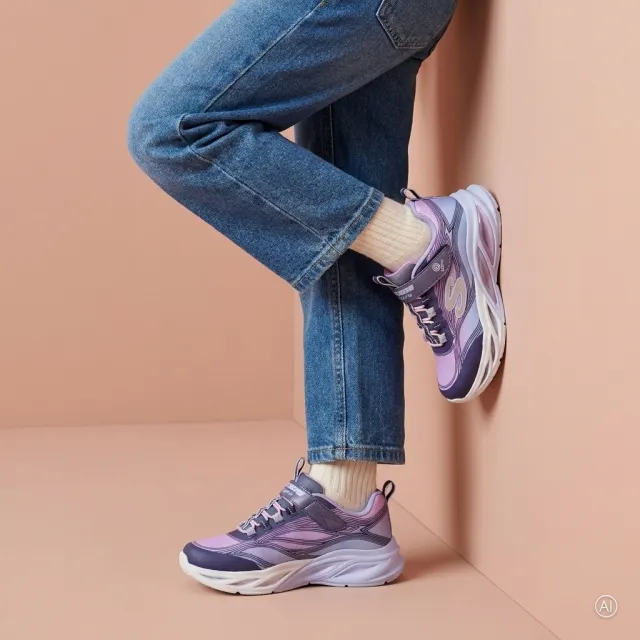 Skechers S-lights Cosmic Glow Sneakers paars, foto 5