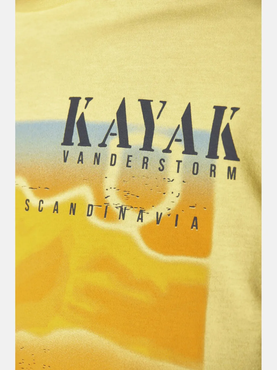 Jan Vanderstorm HEYFAR T-shirt lichtgeel, foto 6