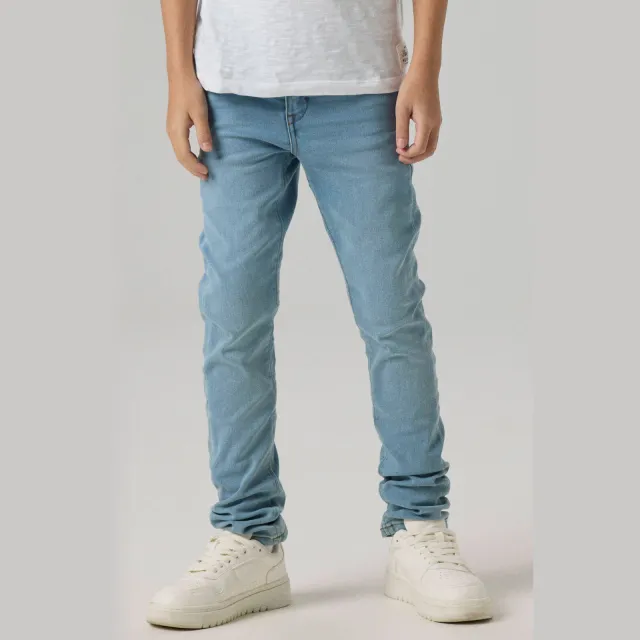 NAME IT KIDS slim fit jeans NKMSILAS light denim Light Blue Denim