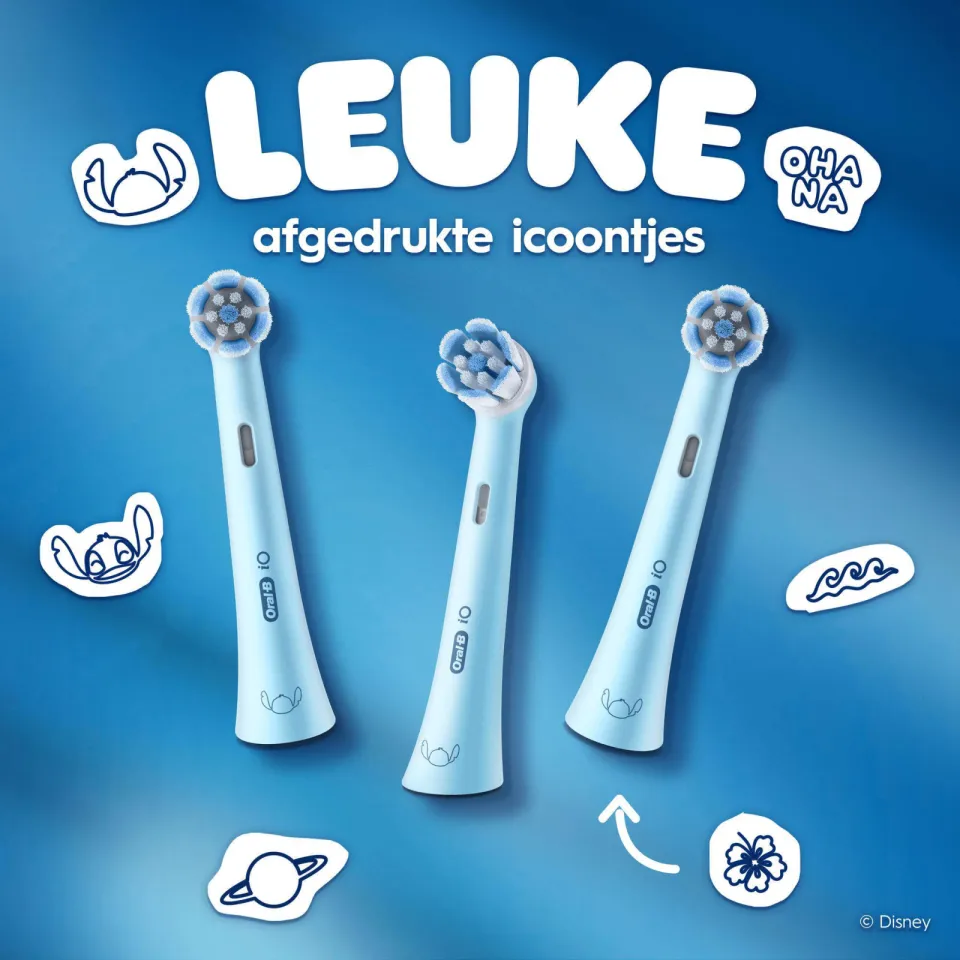 Oral-B iO Kids 6+ Disney Stitch opzetborstels - 8 stuks, foto 4