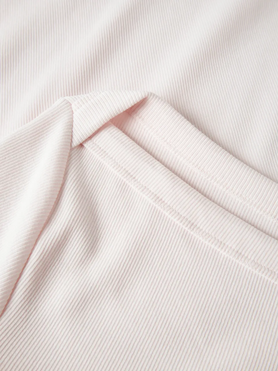 LMTD t-shirt met textuur creme, foto 4