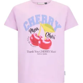 Retour Jeans T-shirt lila met print