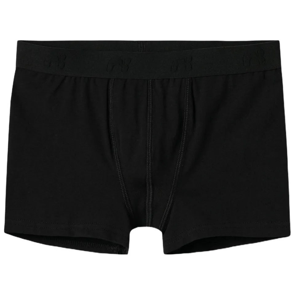 NAME IT KIDS NKMBOXER boxershorts beige groen zwart set van 3 Beige/groen/zwart