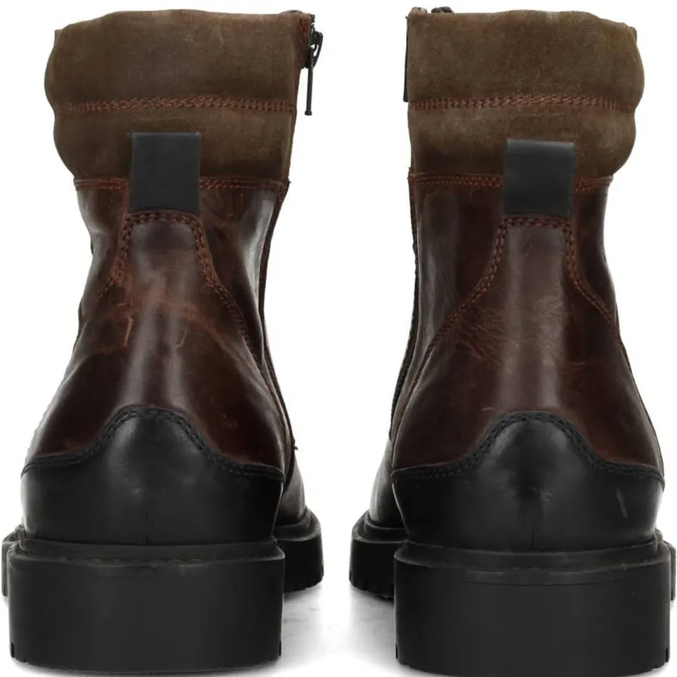 Poelman Toni leren veterboots bruin, foto 4