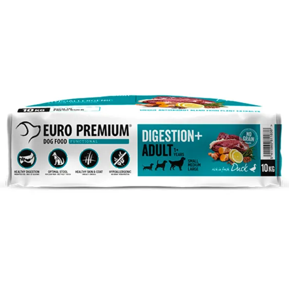 Euro Premium Digestion+ Adult hondenvoer eend, foto 4