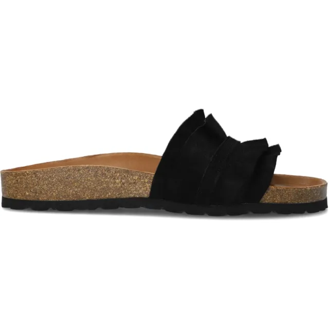 Verbenas Rocio slipper zwart, foto 2