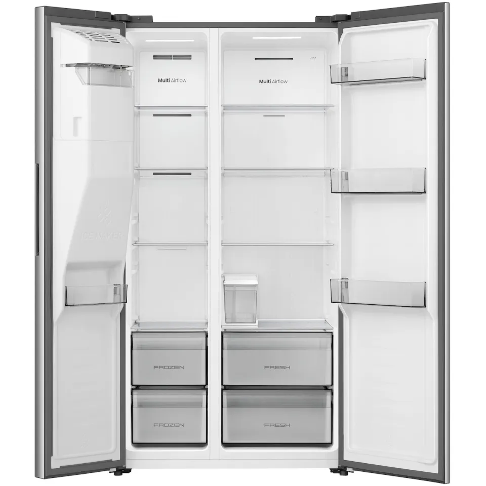 Hisense RS5P528STIE amerikaanse koelkast rvs, foto 3