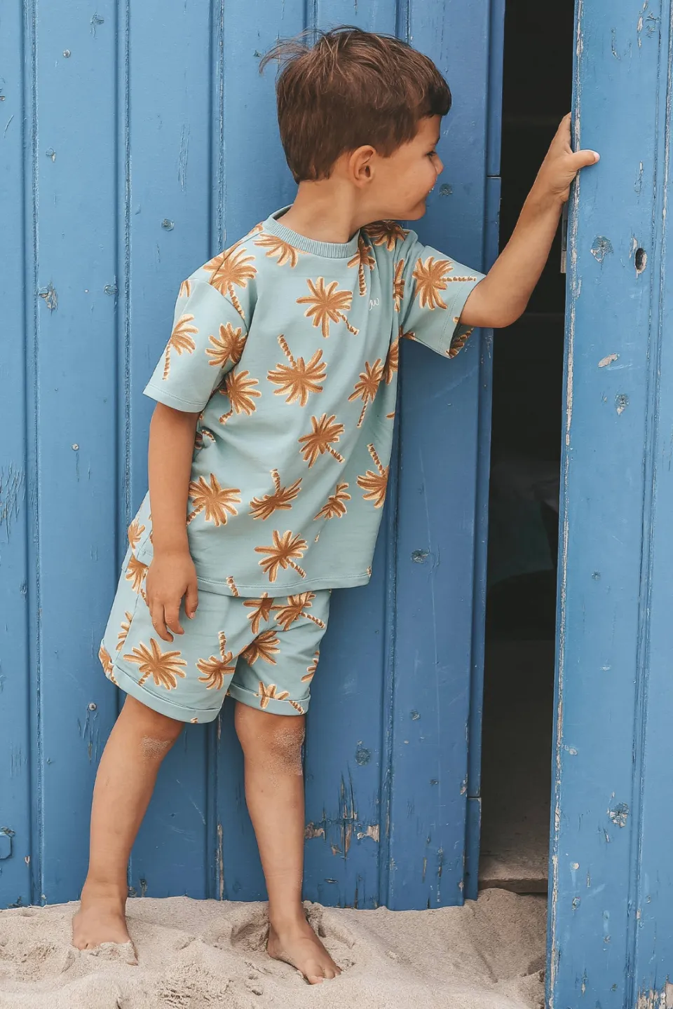 Your Wishes T-shirt blauw/bruin, foto 3