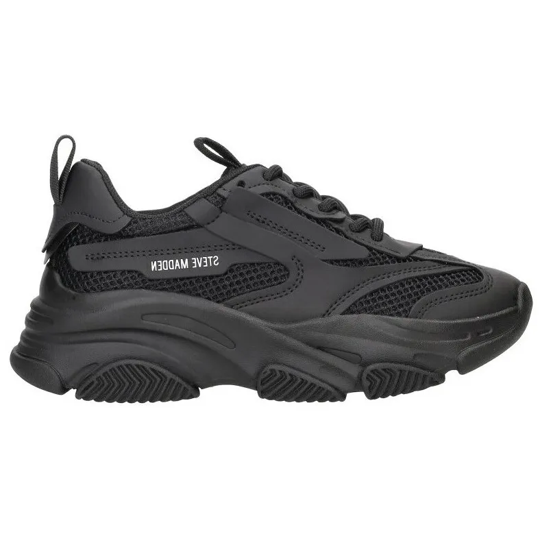 Steve Madden Jpossesion lage sneakers zwart