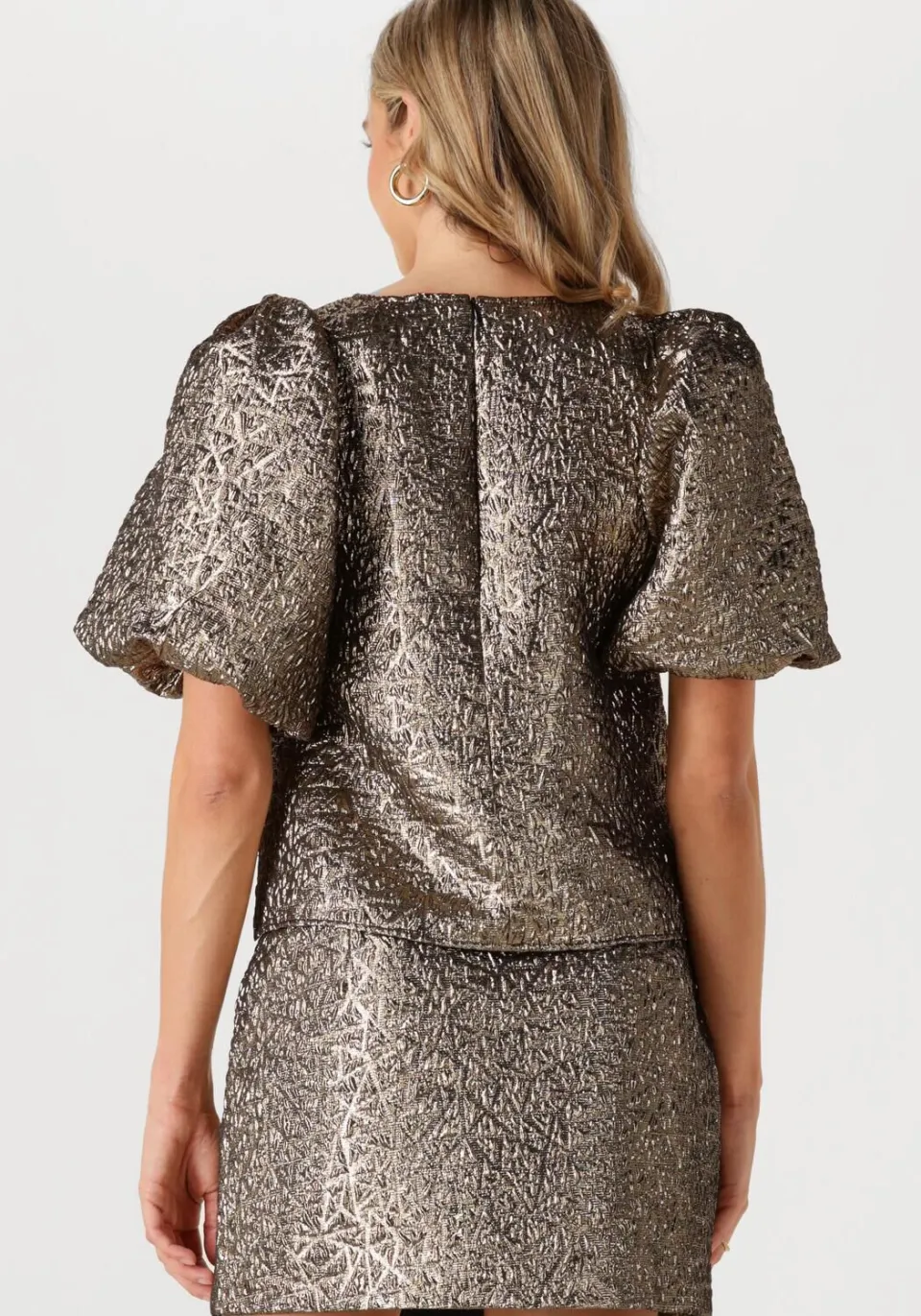 Notre-V Nv-geraldina blouse goud, foto 3