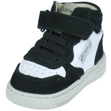 Shoesme Baby-Proof halfhoge babysneaker zwart