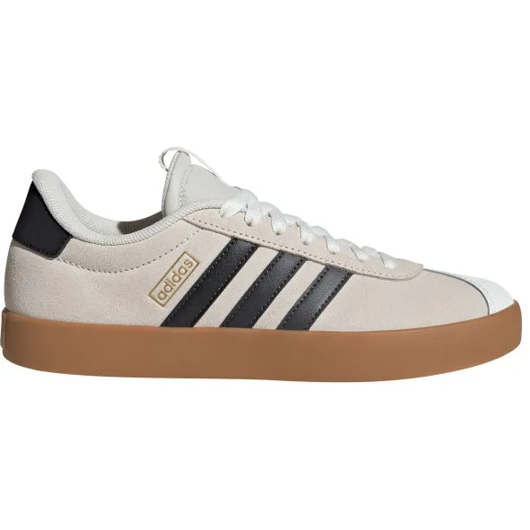 Adidas Sneakers van leermix met logostitching, model 'VL COURT 3.0' bruin, foto 2