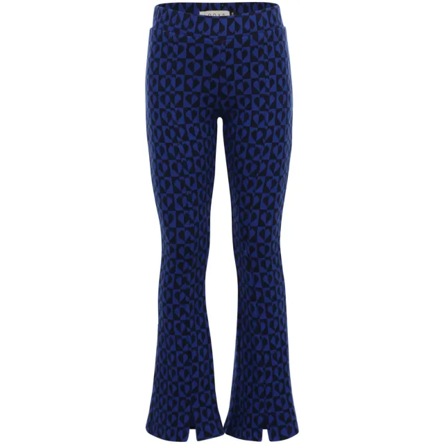 LOOXS little flared broek donkerblauw donkerblauw/zwart, foto 2
