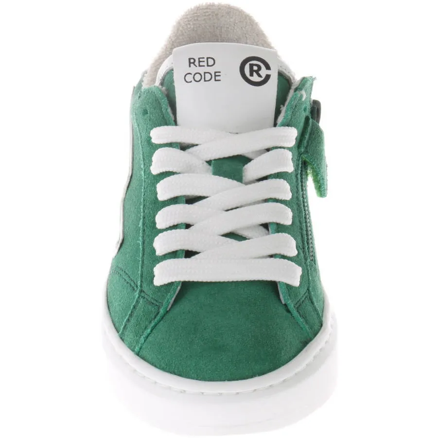 Red Code suède sneakers groen, foto 4