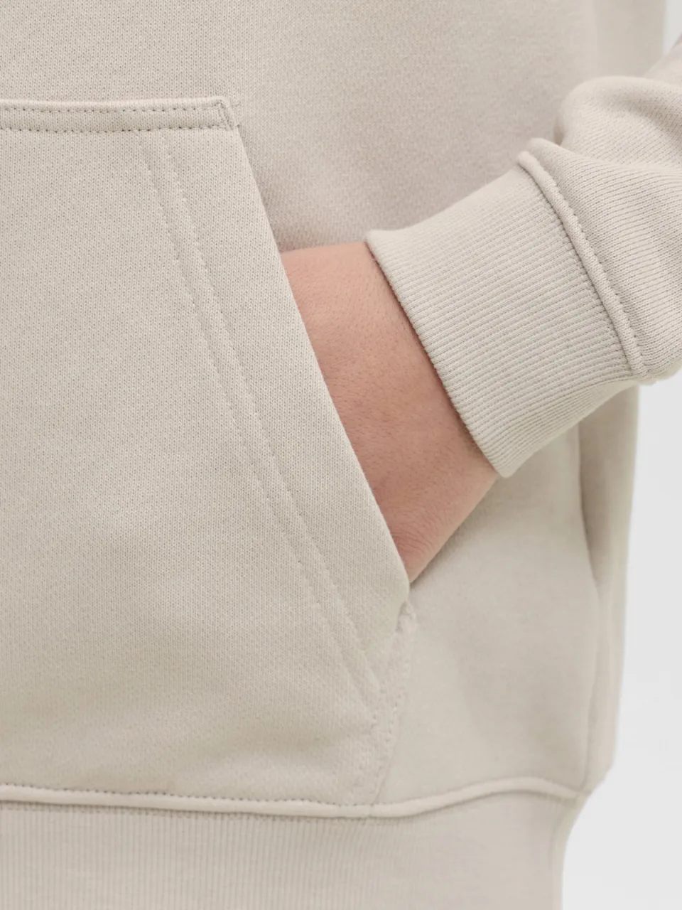 Jack & Jones JUNIOR hoodie met logo - beige, foto 5